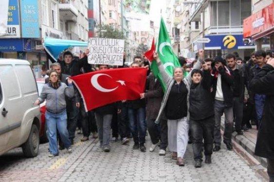 BDP'li vekillerin gittiği Samsun karıştı