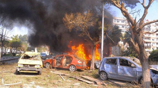 Şam'da Rus elçiliği yakınında patlama