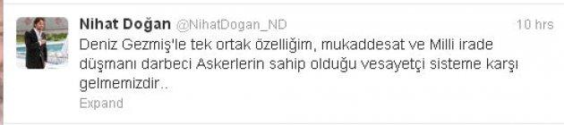 Nihat Doğan: Deniz Gezmiş benim dava arkadaşım