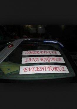 Gelin arabası arkası yazıları