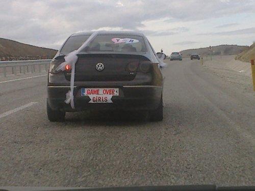 Gelin arabası arkası yazıları