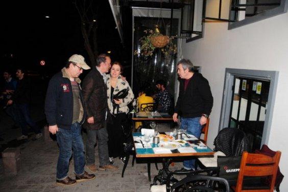 Zuhal Olcay ve Selçuk Yöntem yemek yedi