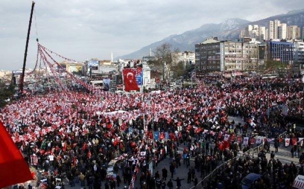 MHP'nin Bursa'daki Kuruluş Mitingi