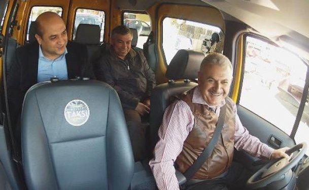 Binali Yıldırım taksi şoförü oldu