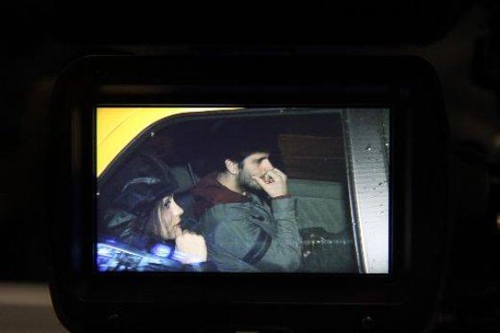 Mahmut Kırmızıgül babasının aracıyla gezmede