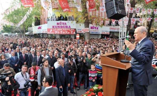 Bahçeli'nin Antalya gezisinden kareler