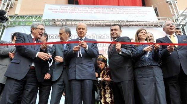 Bahçeli'nin Antalya gezisinden kareler