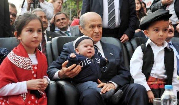 Bahçeli'nin Antalya gezisinden kareler