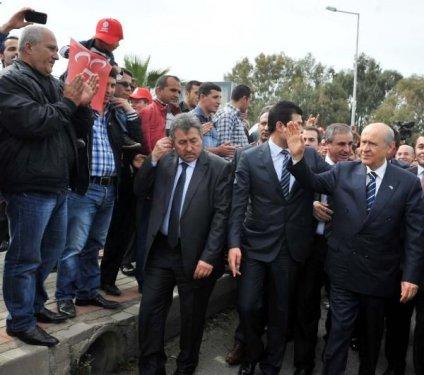 Bahçeli'nin Antalya gezisinden kareler