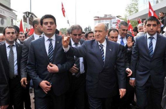 Bahçeli'nin Antalya gezisinden kareler