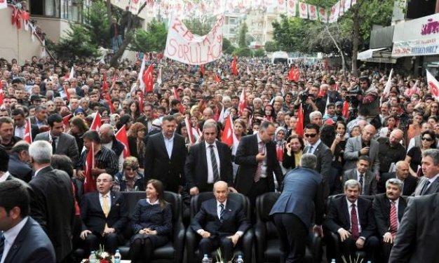 Bahçeli'nin Antalya gezisinden kareler