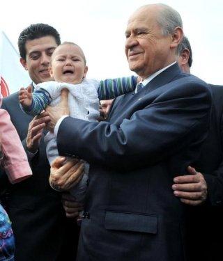 Bahçeli'nin Antalya gezisinden kareler
