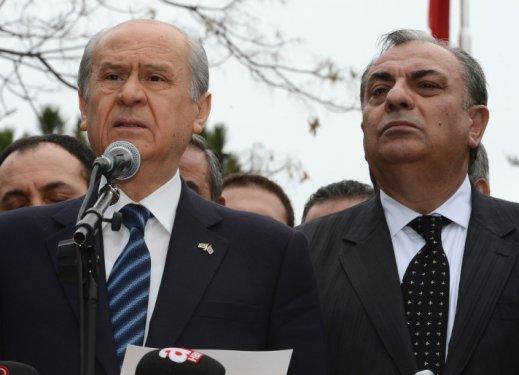 Alparslan Türkeş'in mezarı başındaki anma