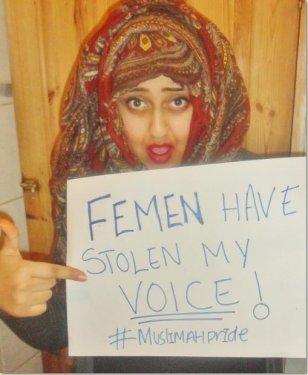 Müslüman Kadınlar FEMEN'e Karşı