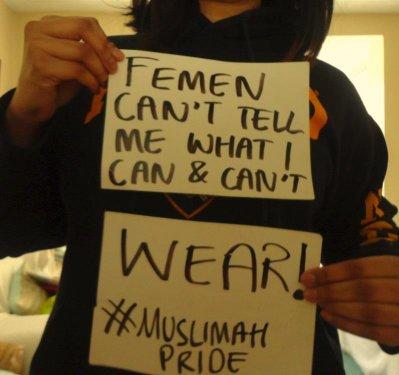 Müslüman Kadınlar FEMEN'e Karşı