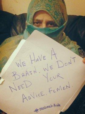 Müslüman Kadınlar FEMEN'e Karşı