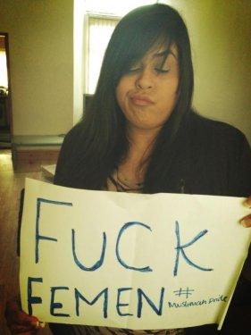 Müslüman Kadınlar FEMEN'e Karşı