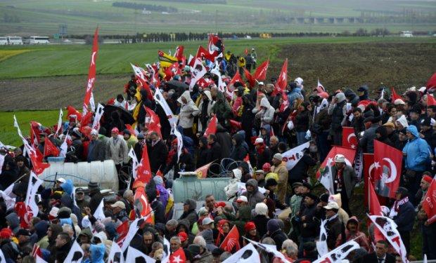 Silivri'de olaylı gün