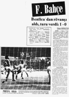 Benfica  - Fenerbahçe 1975-76 sezonu