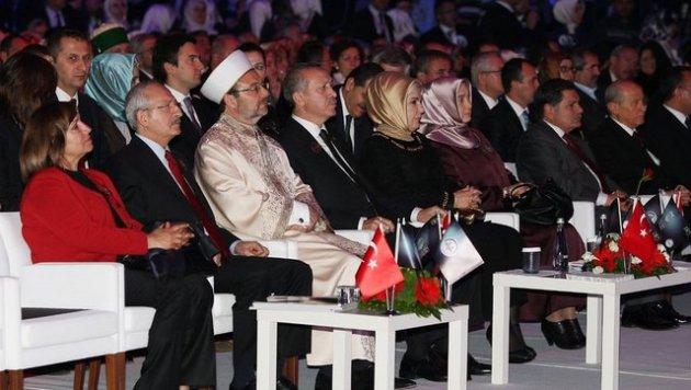 Bahçeli Kılıçdaroğlu ve Erdoğan Kutlu Doğum'da buluştu