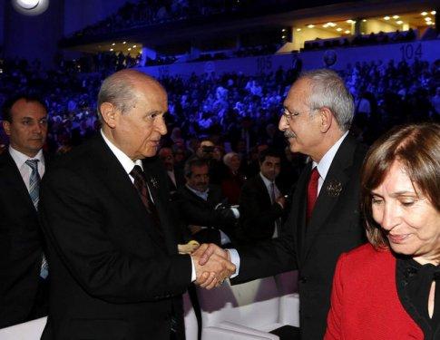 Bahçeli Kılıçdaroğlu ve Erdoğan Kutlu Doğum'da buluştu