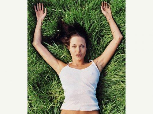 Angelina Jolie'nin üstsüz fotoğrafları açık arttırmada