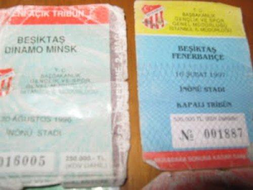 Eski maç biletleri