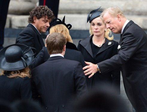  Margaret Thatcher uğurlanıyor