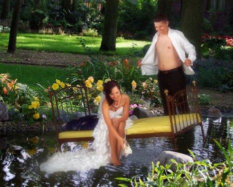 En ilginç düğün fotoğrafları