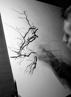 İnanılmaz karakalem çalışmaları