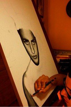 İnanılmaz karakalem çalışmaları