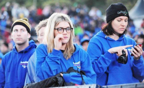 Çanakkale'de şafak yürüyüşü