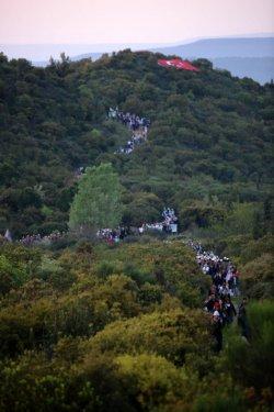 Çanakkale'de şafak yürüyüşü