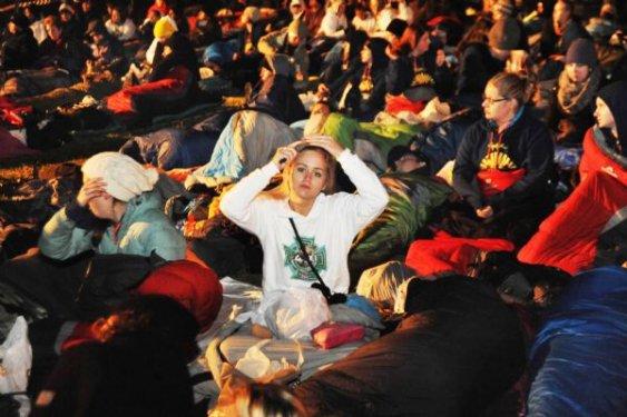 Çanakkale'de şafak yürüyüşü