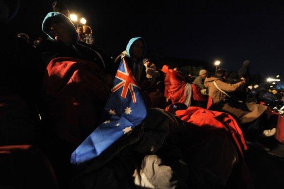 Çanakkale'de şafak yürüyüşü