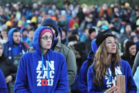 Çanakkale'de şafak yürüyüşü