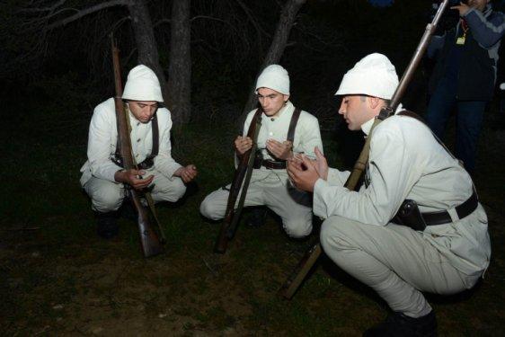 Çanakkale'de şafak yürüyüşü