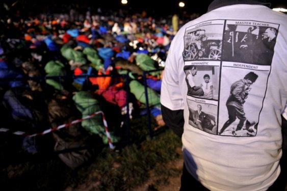 Çanakkale'de şafak yürüyüşü