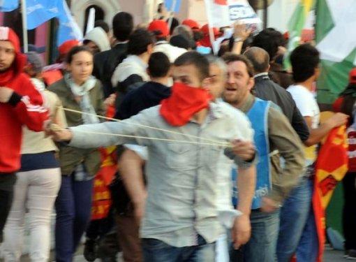 İstanbul'da olaylı 1 Mayıs kutlaması 