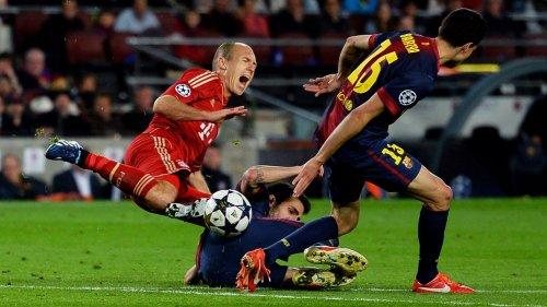 Barcelona - Bayern Münih maçından kareler