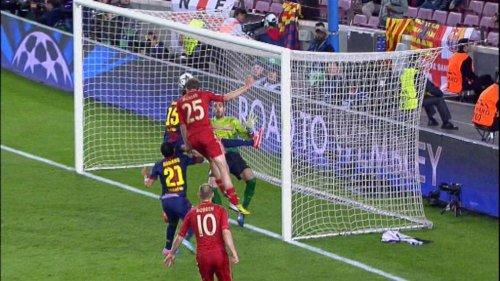 Barcelona - Bayern Münih maçından kareler