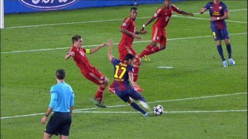 Barcelona - Bayern Münih maçından kareler