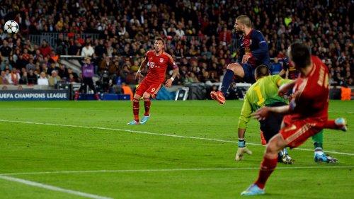 Barcelona - Bayern Münih maçından kareler