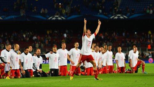 Barcelona - Bayern Münih maçından kareler