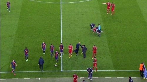 Barcelona - Bayern Münih maçından kareler