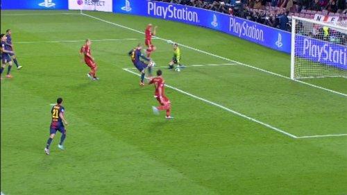 Barcelona - Bayern Münih maçından kareler