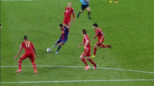 Barcelona - Bayern Münih maçından kareler