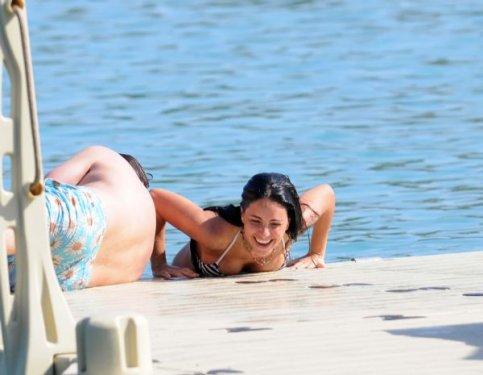 Aslı Tandoğan yeni sevgilisiyle Çeşme'de