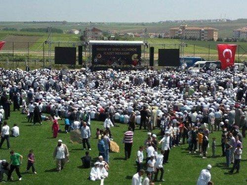 İsmailağa Cemaati'nin Silivri'deki icazet töreni