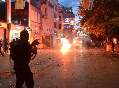Taksim'den gece görüntüleri